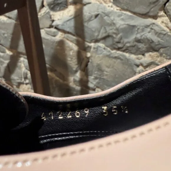 Stella McCartney Pink Patent Faux Leather Monk Strap Platform Shoes - Picture 10 of 11